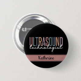 Geschenke für personalisierte Ultraschalltechniker Button