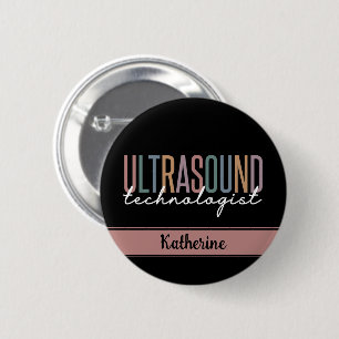 Geschenke für personalisierte Ultraschalltechniker Button