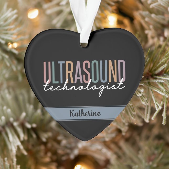 Geschenke für personalisierte Ultraschalltechniker Ornament (Baum)