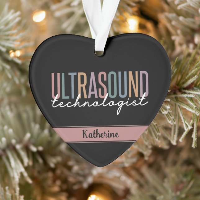 Geschenke für personalisierte Ultraschalltechniker Ornament (Baum)