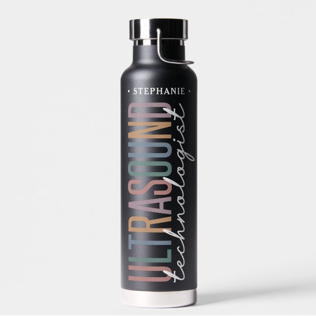 Geschenke für personalisierte Ultraschalltechniker Trinkflasche (Links)