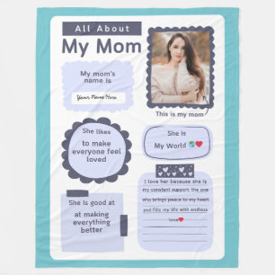 Geschenke für schwangere Frauen und Junge Mütter Fleecedecke