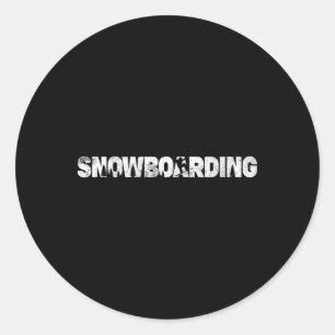 Geschenke für Snowboarder Männer Frauen Kinderreit Runder Aufkleber