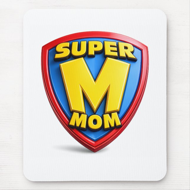 Geschenke für Super-Mamas Mousepad (Vorne)