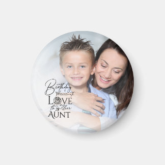Geschenke für Tante | Einfaches Tante-Geburtstagsd Magnet