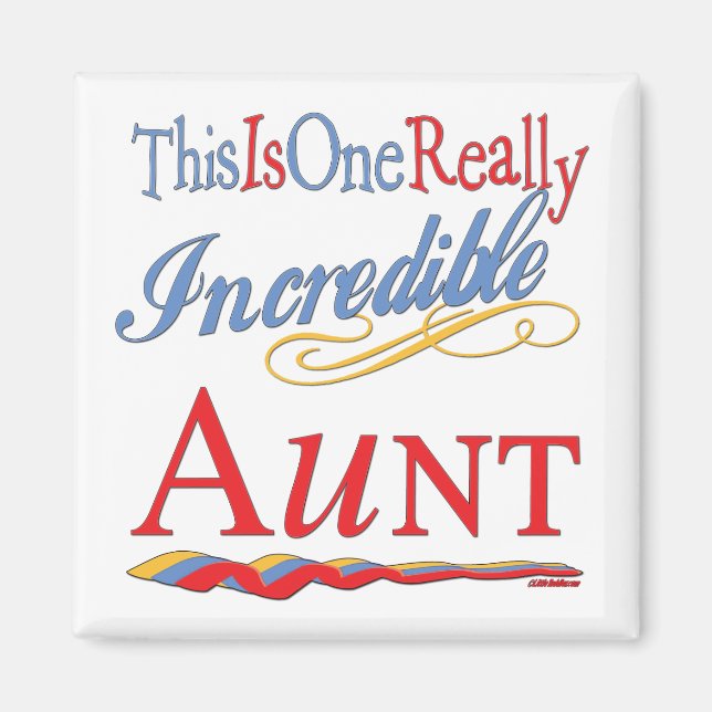Geschenke für Tanten Magnet (Vorne)