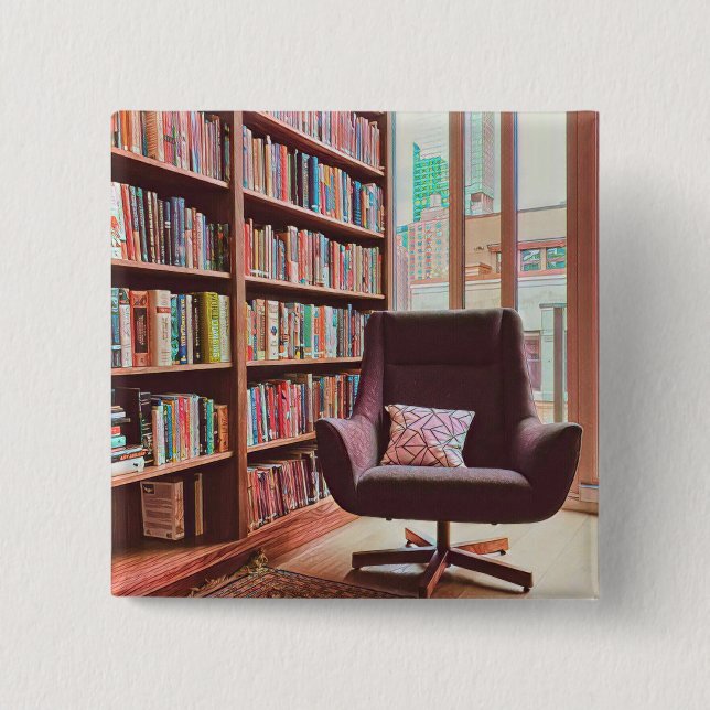 Geschenke für Teenager-Buchliebhaber Button (Vorderseite)