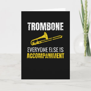 Geschenke für Trombone-Player  Trombonist Karte