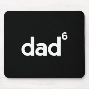 Geschenke für Vater Vater von 6 Sechs Geschenke Va Mousepad