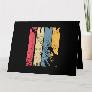 Geschenke für Vintage-Elektrogitarre Funk-Musiklie Karte