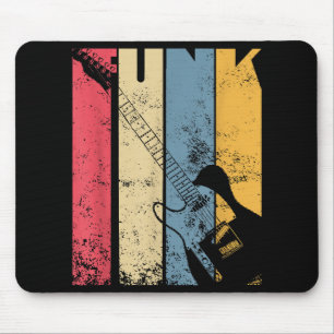 Geschenke für Vintage-Elektrogitarre Funk-Musiklie Mousepad