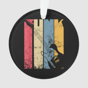 Geschenke für Vintage-Elektrogitarre Funk-Musiklie Ornament