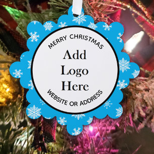 Geschenke für Weihnachts-Business-Kunden Ornament Karte