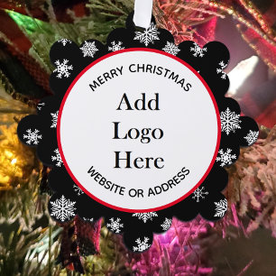 Geschenke für Weihnachts-Business-Kunden Ornament Karte