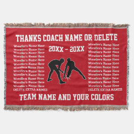 Geschenke für Wrestling-Trainer, Ihre FARBEN und Decke