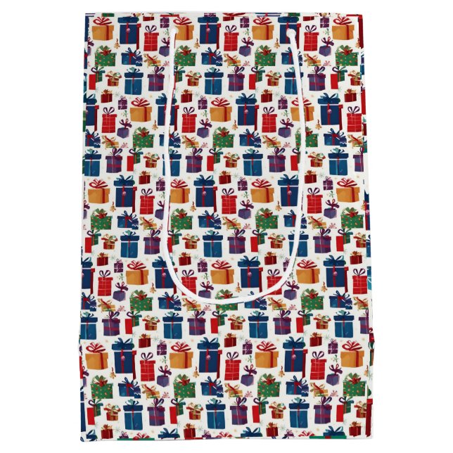 Geschenke Galore Mehrfarbigkeit Mittlere Geschenktüte (Rückseite)