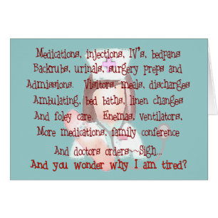 Geschenke, Gedicht "Ich bin müde"