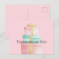 Geschenke Gold Blush Pink Mint Denken Sie an Sie