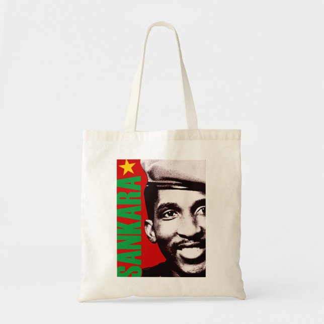 Geschenke Idee Che Guevara Thomas of Sankara Afric Tragetasche (Vorne)