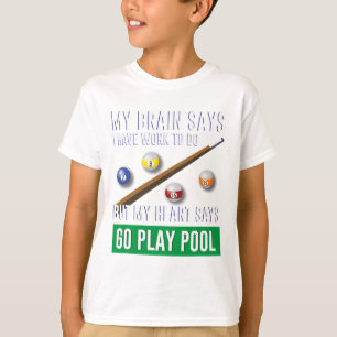 Geschenke Idee für Shirts für Damen Billard und Po