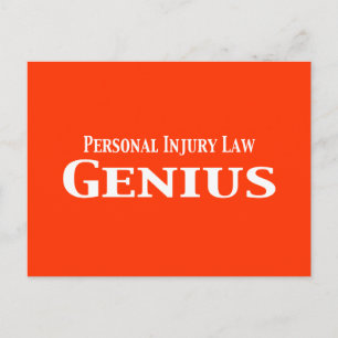 Geschenke im Bereich des persönlichen Verletzungsr Postkarte