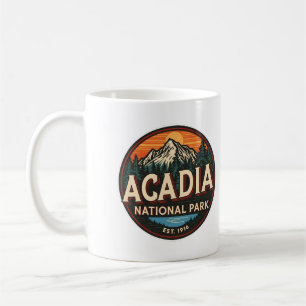 Geschenke im Vintage-Stil aus dem Acadia National Kaffeetasse