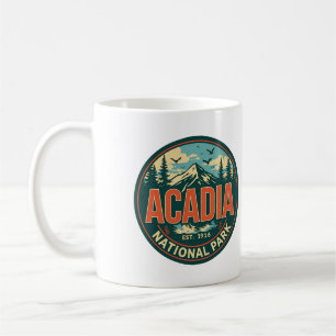 Geschenke im Vintage-Stil aus dem Acadia National Kaffeetasse