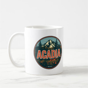 Geschenke im Vintage-Stil aus dem Acadia-Nationalp Kaffeetasse