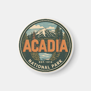 Geschenke im Vintage-Stil aus dem Acadia-Nationalp Magnet