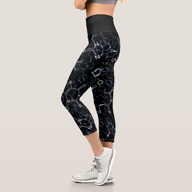 Geschenke in der chemischen Formel Capri Leggings (Links)