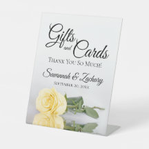 Geschenke & Karten Elegante Buttergelbe Rose Danke