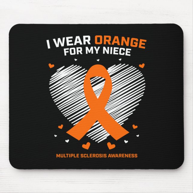 Geschenke Kleidung Nichte Multiple Sklerose Aw Mousepad (Vorne)