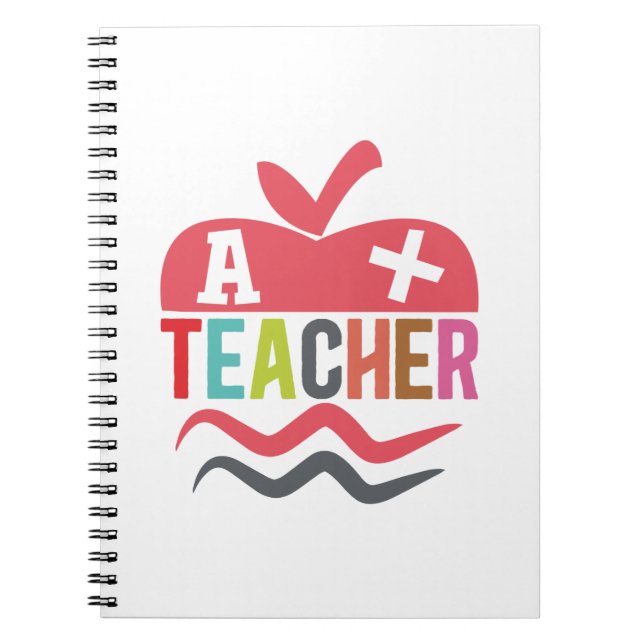 Geschenke Lehrer | A Plus Teacher Notizblock (Vorderseite)