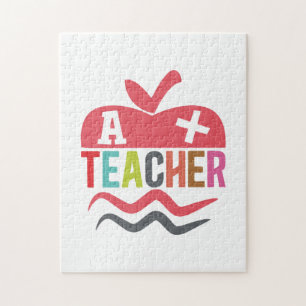 Geschenke Lehrer A Plus Teacher Puzzle