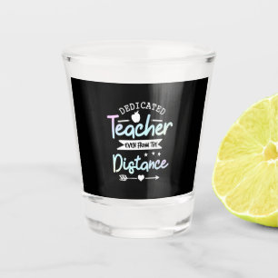 Geschenke Lehrer Abstand des Lehrers Schnapsglas