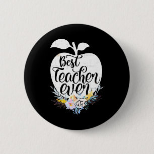Geschenke Lehrer Beste Blume Lehrer je Button