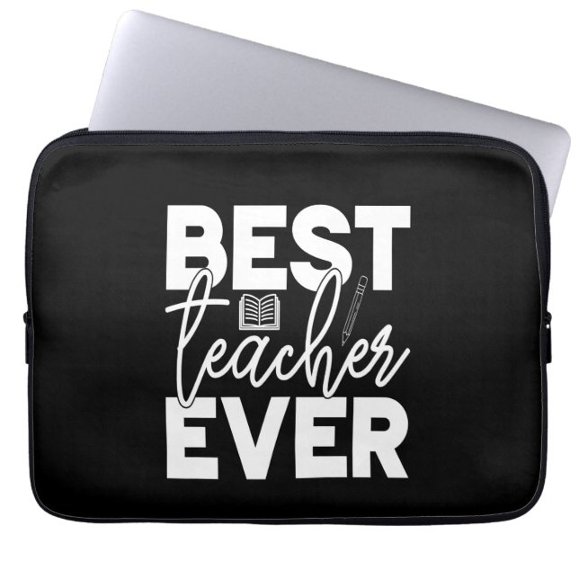 Geschenke Lehrer | Bester Lehrer je Laptopschutzhülle (Vorderseite)