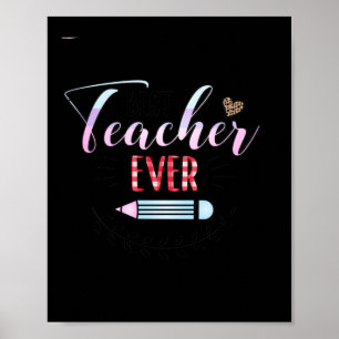 Geschenke Lehrer Bester Lehrer je Poster