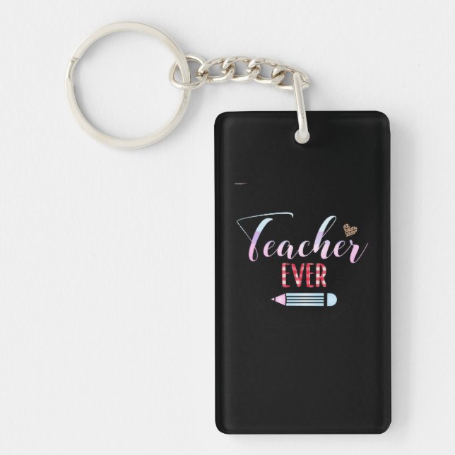 Geschenke Lehrer | Bester Lehrer je Schlüsselanhänger (Vorderseite)