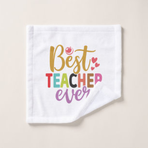 Geschenke Lehrer   Bester Lehrer je Waschlappen