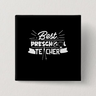 Geschenke Lehrer Bester Preschool-Lehrer Button