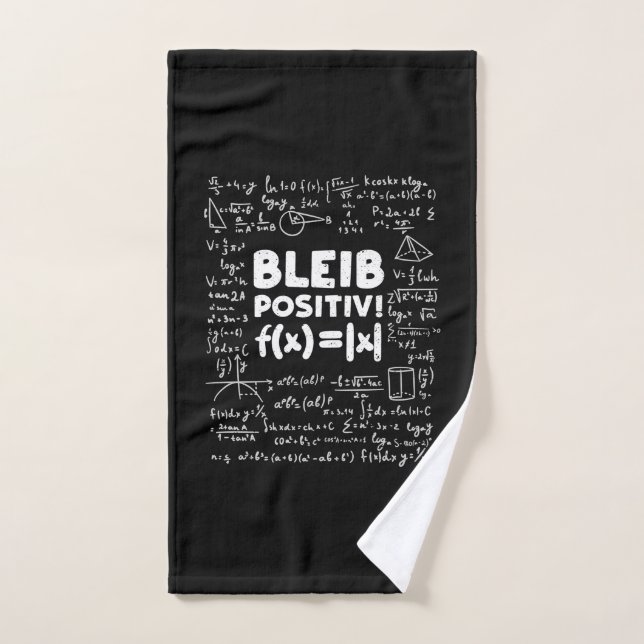 Geschenke Lehrer | Bleib Positiv Math Teacher Handtuch (Handtuch)