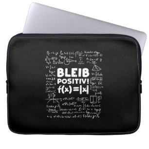 Geschenke Lehrer   Bleib Positiv Math Teacher Laptopschutzhülle