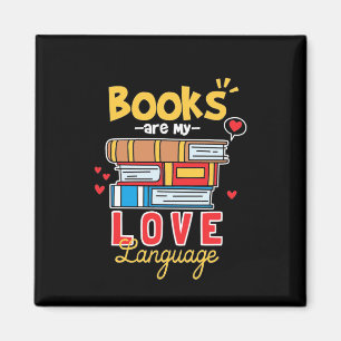 Geschenke Lehrer   Bücher sind meine Liebe Magnet