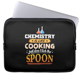 Geschenke Lehrer   Chemie ist wie Kochen Laptopschutzhülle