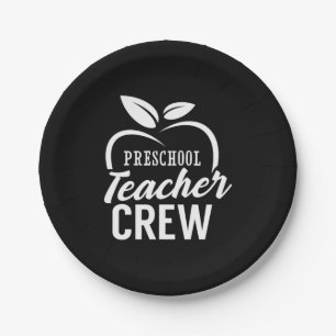 Geschenke Lehrer   Crew für Lehrkräfte im Vorschul Pappteller