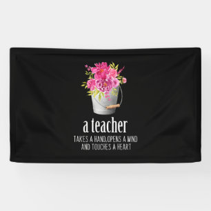 Geschenke Lehrer   Ein Lehrer nimmt die Hand Banner