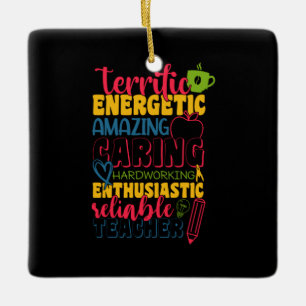 Geschenke Lehrer Erstaunlicher Fürsorglicher Leh Keramikornament
