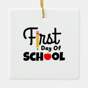 Geschenke Lehrer Erster Schultag Keramikornament