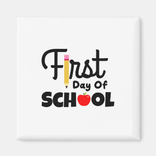 Geschenke Lehrer Erster Schultag Magnet